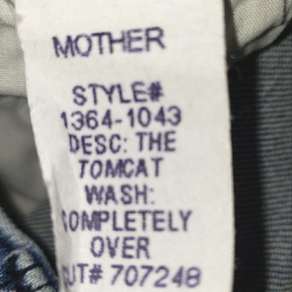 Mother The Tomcat Jeans In Completely Over Wash - Picture 9 of 12